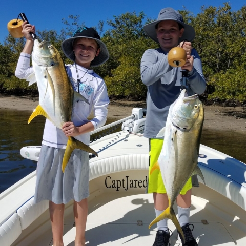 kids fishing charter tampa bay