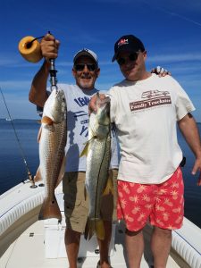 Jon & Mike On a Tampa Clearwater Fishing trip with guide Capt.Jared