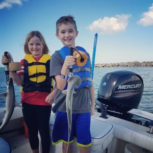 Kids Shark fishing Charters trips off clearwater beach