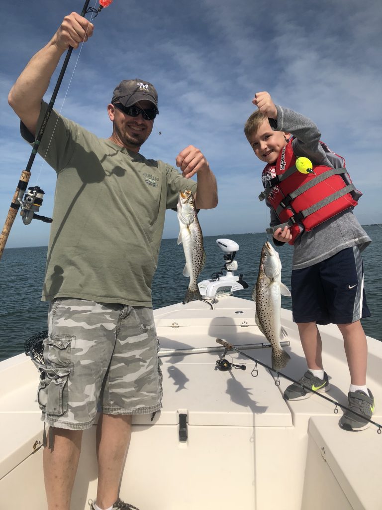 Fishing with dad near st.pete beach