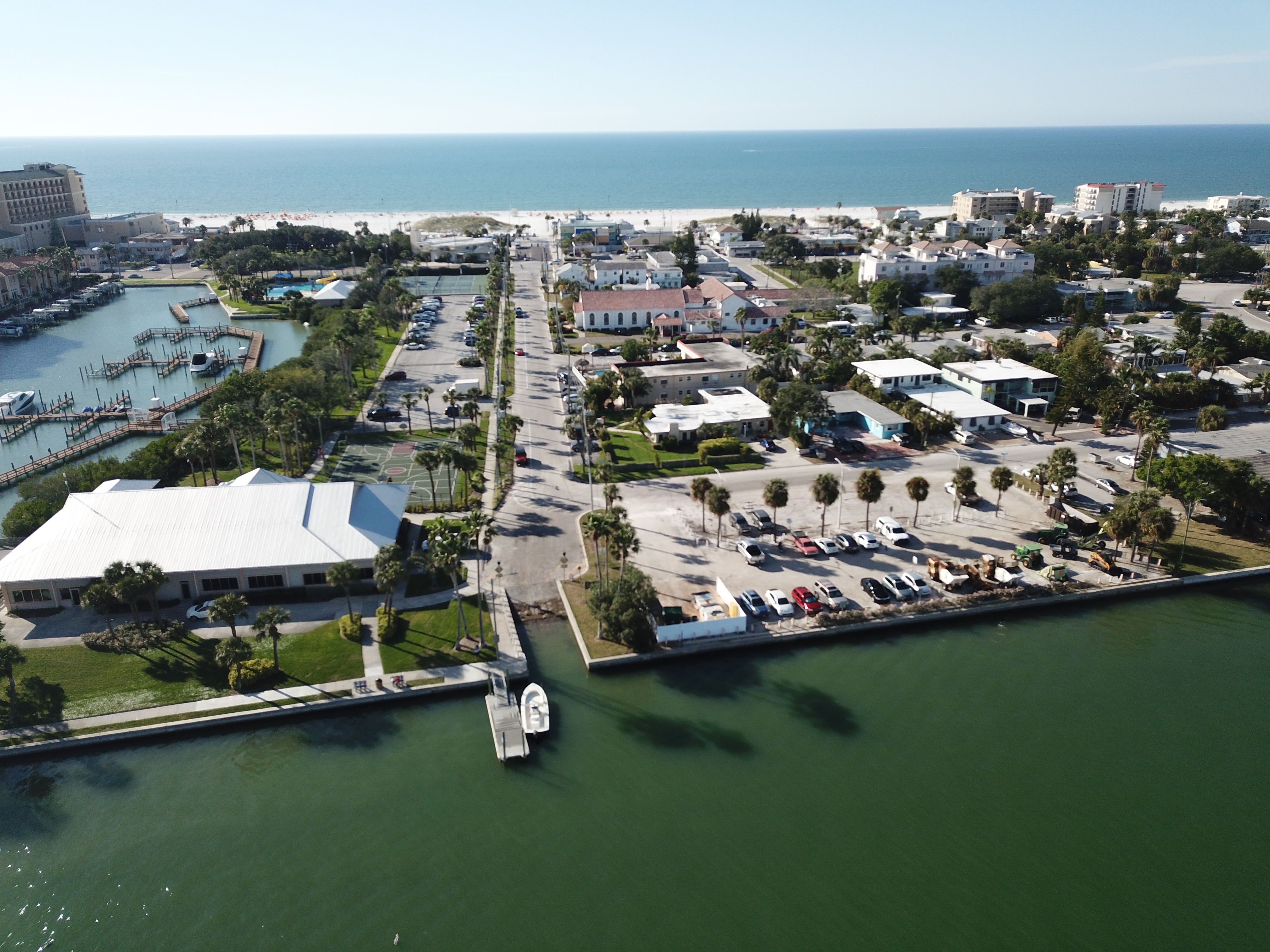 Clearwater Beach Rec Center fishing charter pick up 